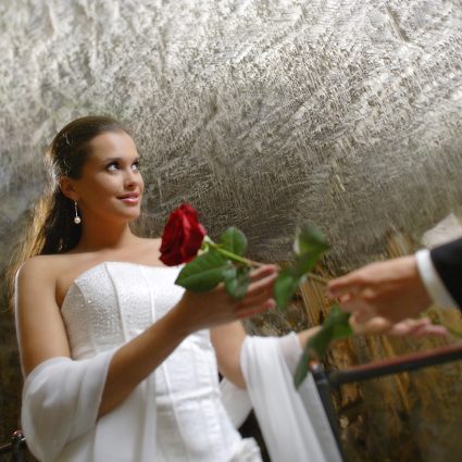 wedding in Postojna cave