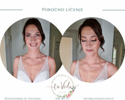 poročni make up