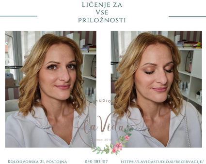 poročni make up