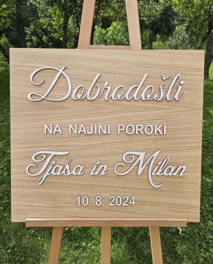 leseni izdelki za poroko