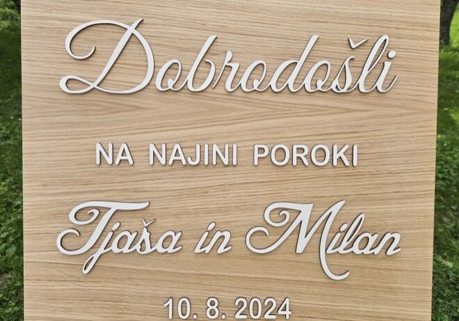 leseni izdelki za poroko